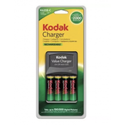 Caricabatterie completo di 4 Stilo 2100mAh Kodak